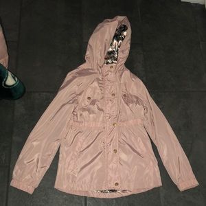 Girls pink coat size 10/12